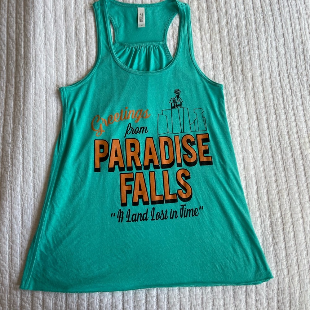 Disney’s “UP” Paradise Falls Racerback Tanktop